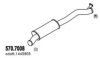 SCANI 1483281 Middle-/End Silencer